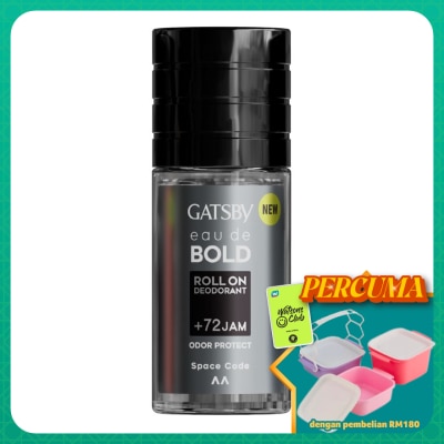 GATSBY - Eau De Bold Roll On Space Code 50ml