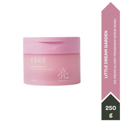 LITTLE DREAM GARDEN - Ice Cream Glossy Fragrance Scrub (Rose)