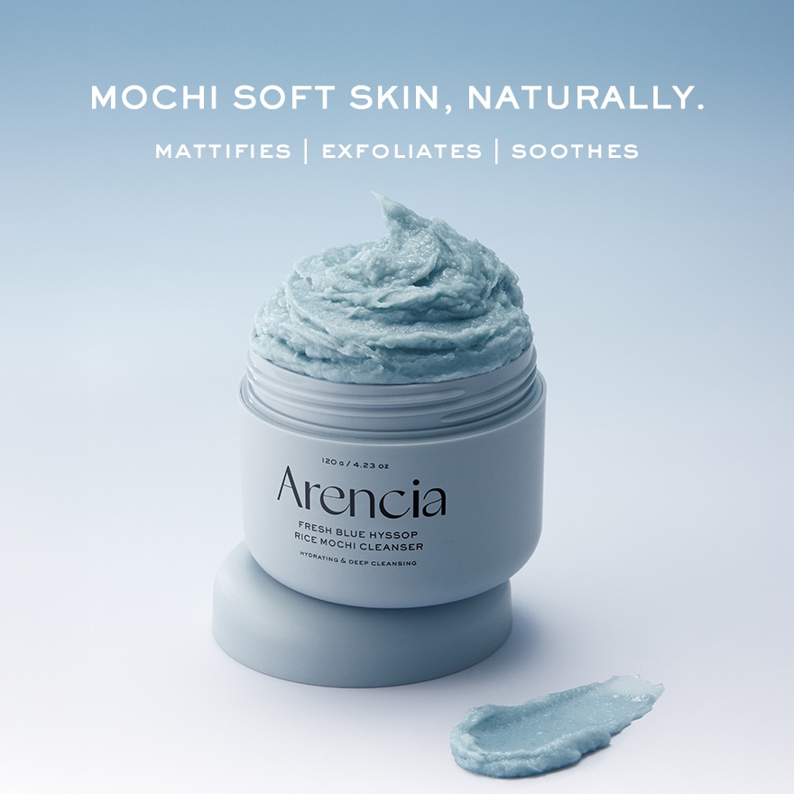 Blue Hyssop Rice Mochi Cleanser 120g image