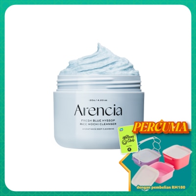 ARENCIA - Blue Hyssop Rice Mochi Cleanser 120g