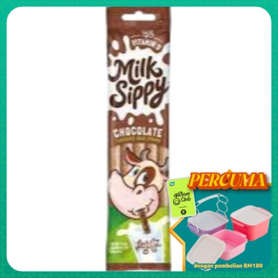 MILK SIPPY - Chocolate Flavoured Bead Straws 30gm