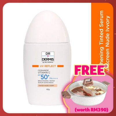 DR. DERMIS UV Reflect Ceramide Vitamin C Brightening Tinted Serum Sunscreen 40g