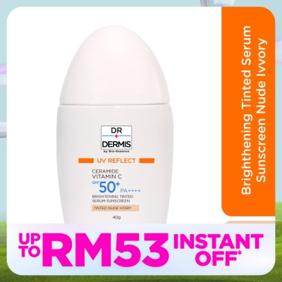 DR. DERMIS UV Reflect Ceramide Vitamin C Brightening Tinted Serum Sunscreen 40g