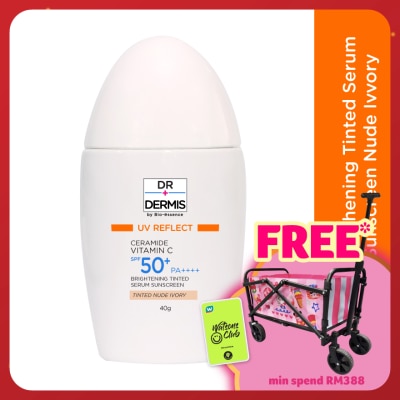 DR. DERMIS UV Reflect Ceramide Vitamin C Brightening Tinted Serum Sunscreen 40g