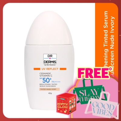 DR. DERMIS UV Reflect Ceramide Vitamin C Brightening Tinted Serum Sunscreen 40g