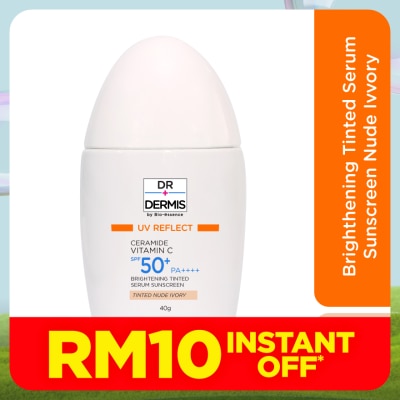 DR. DERMIS UV Reflect Ceramide Vitamin C Brightening Tinted Serum Sunscreen 40g