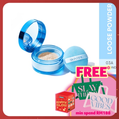 SKINTIFIC Invisiblur All Day Loose Powder 03A Almond 10g