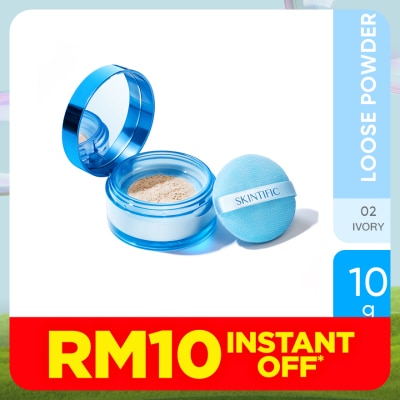 SKINTIFIC Invisiblur All Day Loose Powder 02 Ivory 10g