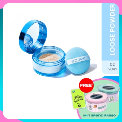 SKINTIFIC Invisiblur All Day Loose Powder 02 Ivory 10g