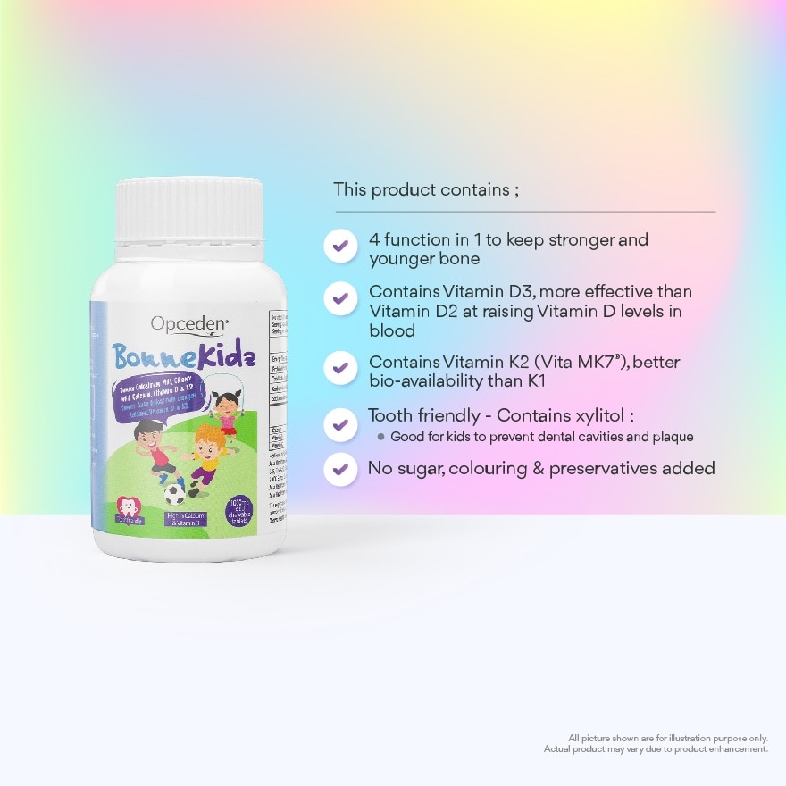 Kidz Bonnekidz 1000mg 60s