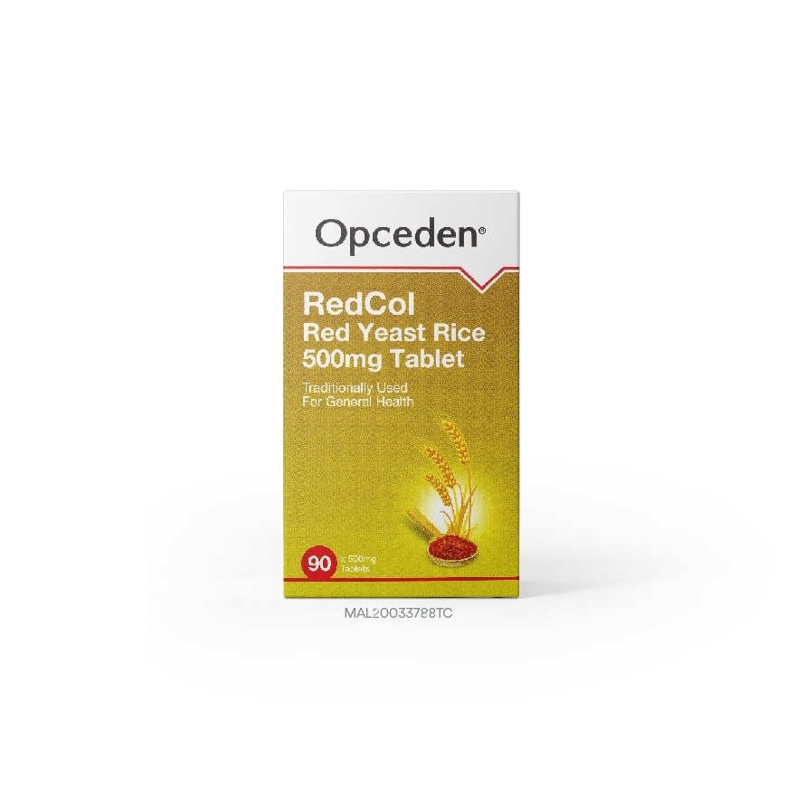 Redcol Red Yeast Rice Tab 500mg 90s
