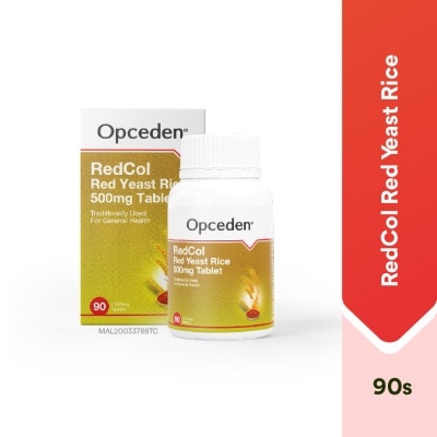 OPCEDEN Redcol Red Yeast Rice Tab 500mg 90s