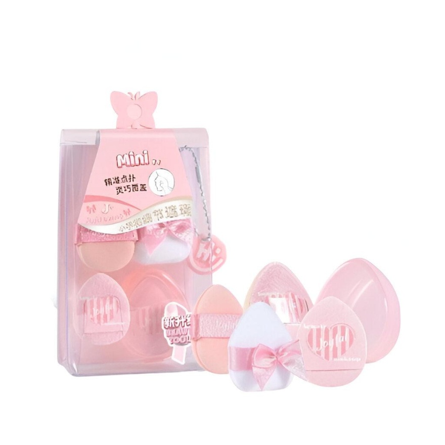 Joyful Makeup Series Mini Powder Puff Set