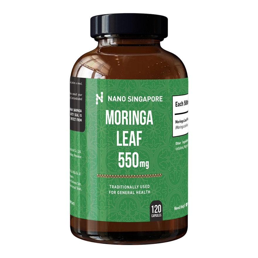 Moringa Leaf 1100mg - 90 Nutrients 46 Antioxidants, Green Superfood, Multivitamin