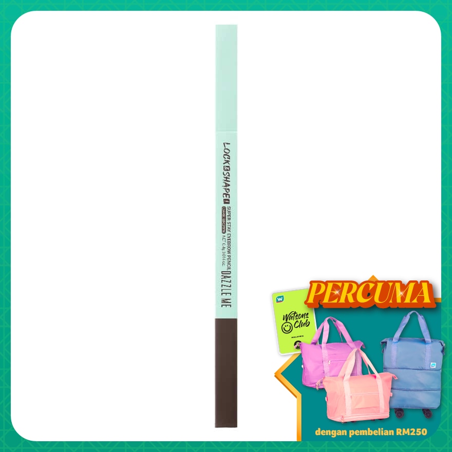 DAZZLE ME Lock & Shape! Super Stay Eyebrow Pencil Ash Brown