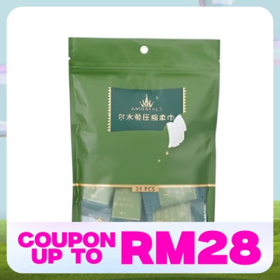 AMORTALS Compressed Facial Towels 20Pcs