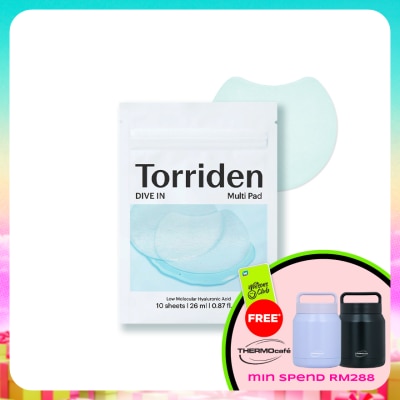 TORRIDEN - DIVE IN Low Molecular Hyaluronic Acid Multi Pad 10s