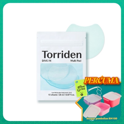 TORRIDEN - DIVE IN Low Molecular Hyaluronic Acid Multi Pad 10s