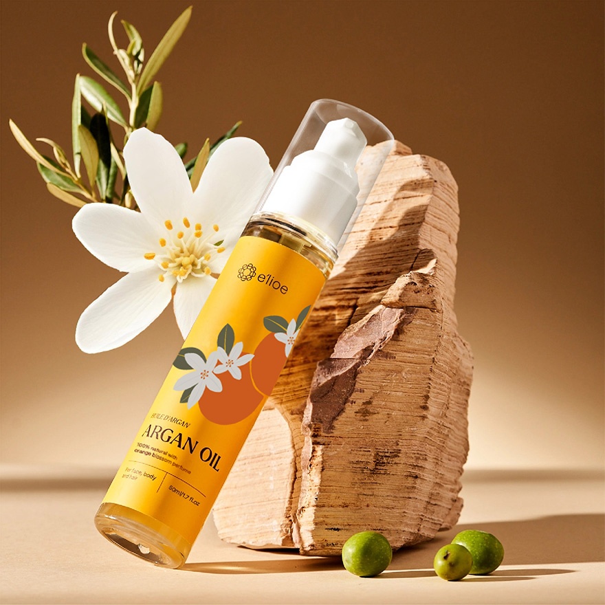 100% Natural Argan Oil with Orange Blossom Perfume 50ml image
