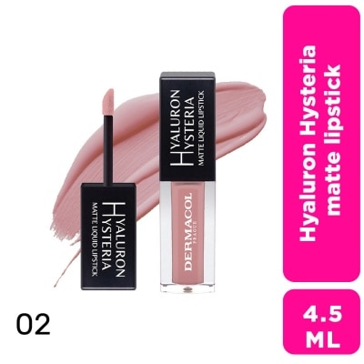 DERMACOL Hyaluron Hysteria Matte Liquid Lipstick No. 02