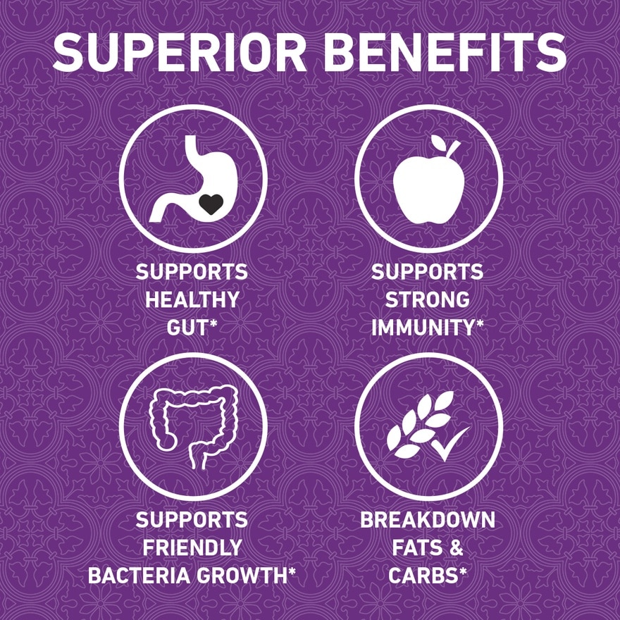 Prebiotic with Probiotic 15 Billion CFU - 30 Vegetable Capsules