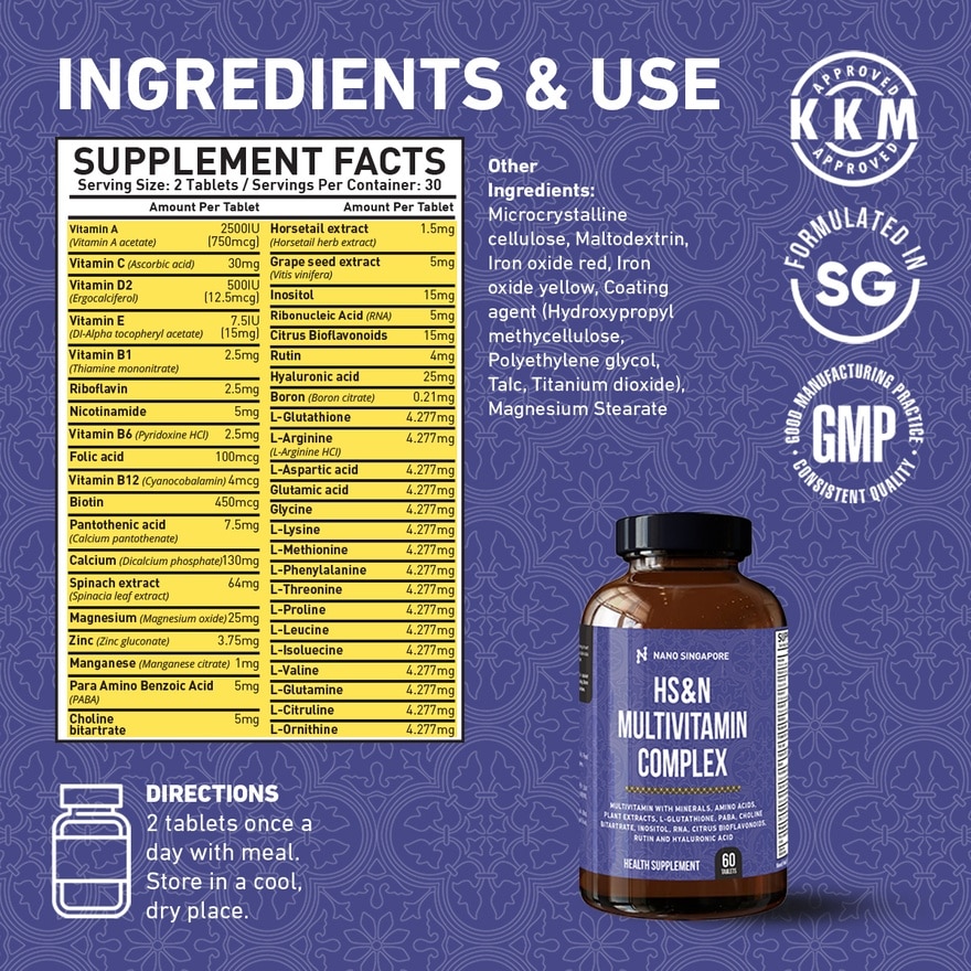 Hair Loss Vitamins Hair Skin Nails - 27 Hair Vitamins, Vitamin C, Biotin, Hair Growth