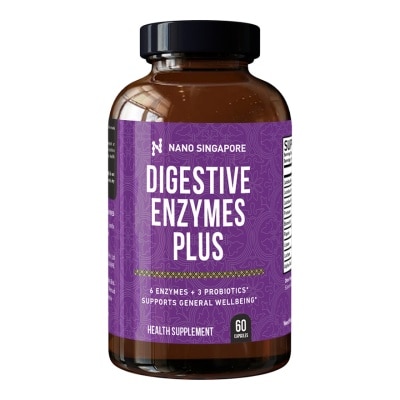NANO SINGAPORE Digestive Enzyme with Probiotic - 60 Vegetable Capsule