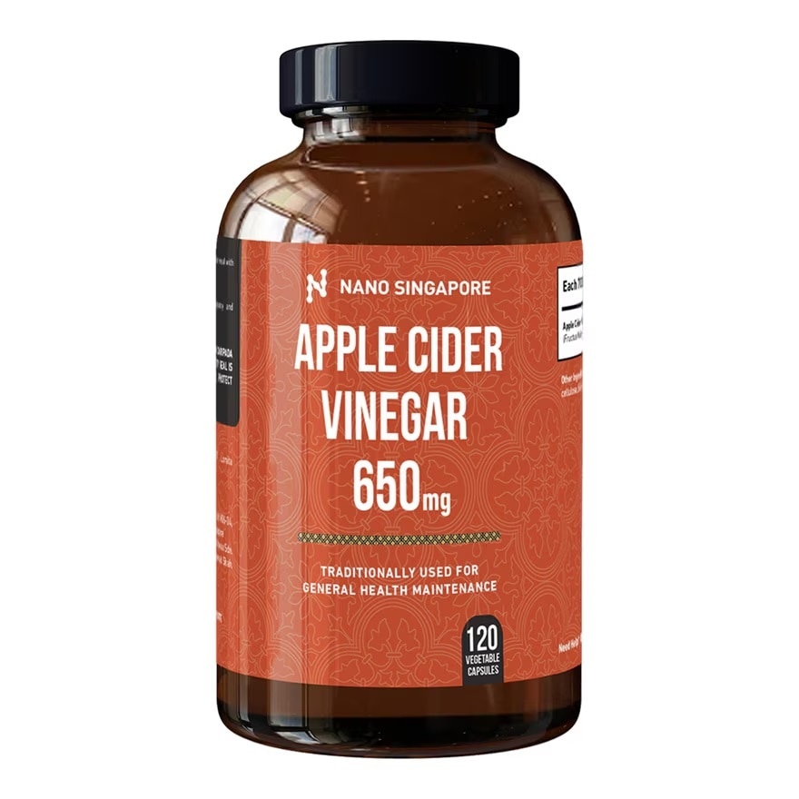 Apple Cider Vinegar Capsule - 120 Vegetable Capsules