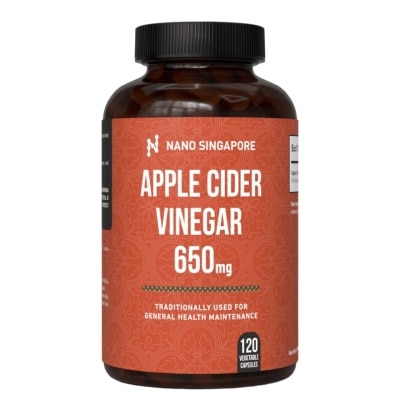 NANO SINGAPORE Apple Cider Vinegar Capsule - 120 Vegetable Capsules