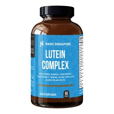 NANO SINGAPORE Lutein Complex Vitamins For Eye – Zeaxanthin + Bilberry + Grape Seed + Lycopene