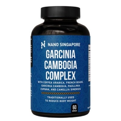 NANO SINGAPORE Garcinia Cambogia Complex - Fat Burning, Curb Appetite, Weight Loss - 60 Vegetable Capsules