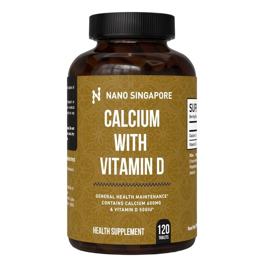 Pure Calcium with Vitamin D - 120 Tablets