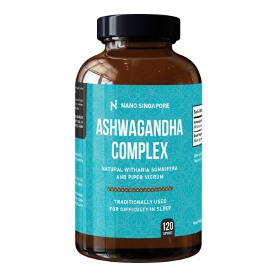 NANO SINGAPORE Ashwagandha Complex – Premium Withania Somnifera for Stress Relief & Restful Sleep