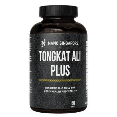NANO SINGAPORE Tongkat Ali Plus With Maca, Ginseng and Other 17 Potent Herbs - 60 Tablets