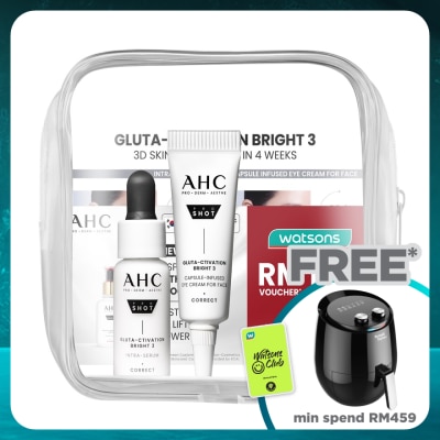AHC [Not For Sale]Gluta-Ctivation Bright 3 Intra-Serum 5ml & Eye Cream 5ml + RM10 Voucher