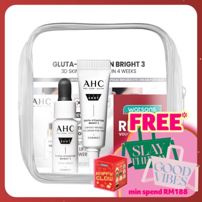 AHC [Not For Sale]Gluta-Ctivation Bright 3 Intra-Serum 5ml & Eye Cream 5ml + RM10 Voucher