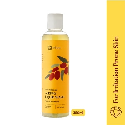 E'LIOE Aleppo Liquid Wash with 25% Laurel Berry Oil 250ml