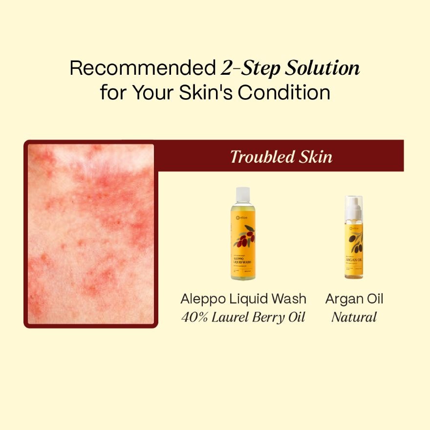 Aleppo Liquid Wash with 40% Laurel Berry Oil 250ml