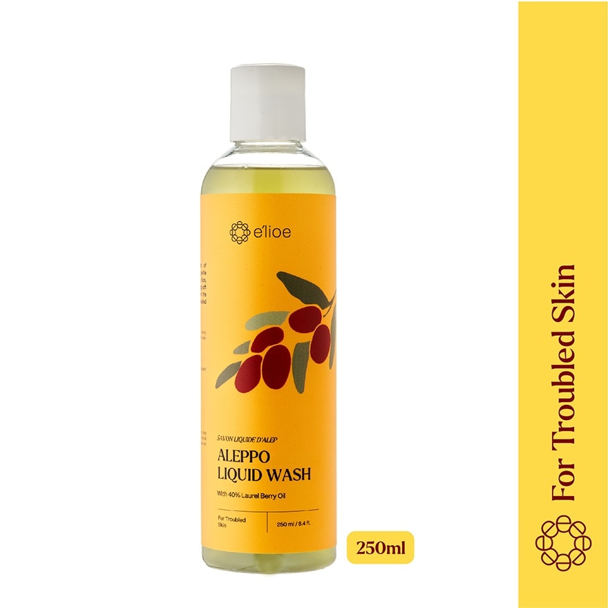 Aleppo Liquid Wash with 40% Laurel Berry Oil 250ml