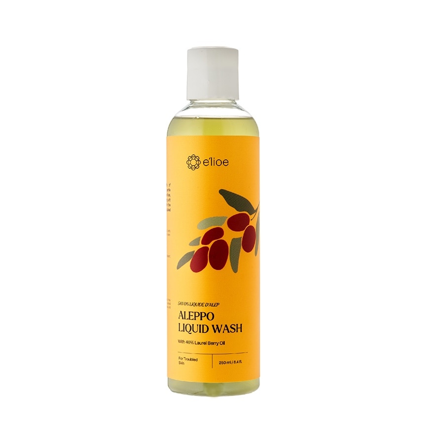 Aleppo Liquid Wash with 40% Laurel Berry Oil 250ml