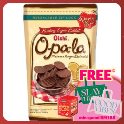 OISHI Opala Chocolate Coated Potato Chips 100g