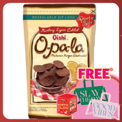 OISHI Opala Chocolate Coated Potato Chips 100g