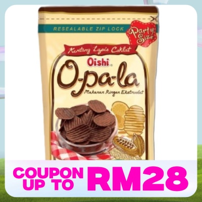 OISHI Opala Chocolate Coated Potato Chips 100g