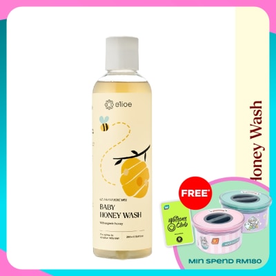 E'LIOE Baby Honey Wash with Organic Honey 250ml