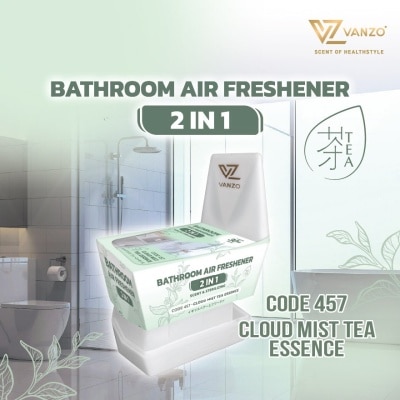 VANZO 2 IN 1 Bathroom air freshener cloud mist tea essence 115g