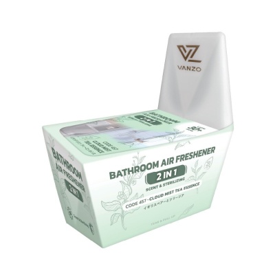 VANZO - 2 IN 1 Bathroom air freshener cloud mist tea essence 115g