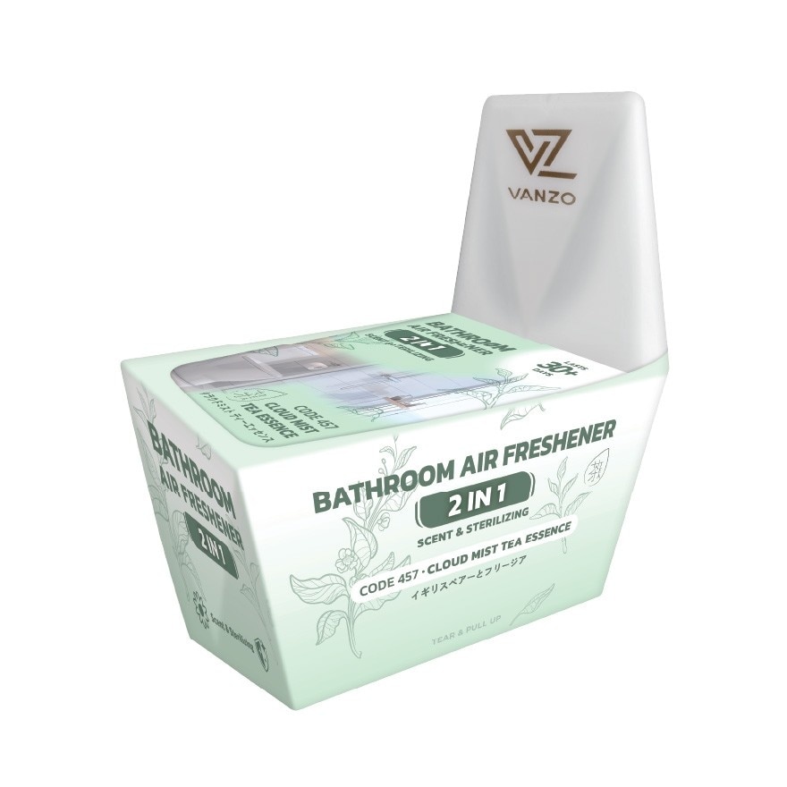 2 IN 1 Bathroom air freshener cloud mist tea essence 115g