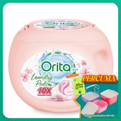 ORITA - Cherry Blossoms Laundry Pod 12g x 24s