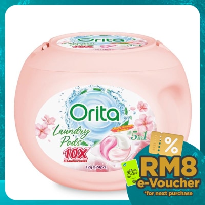 ORITA Cherry Blossoms Laundry Pod 12g x 24s