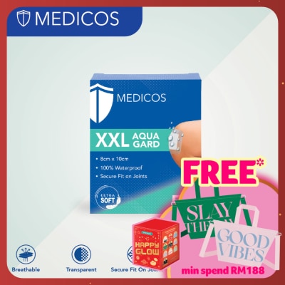 MEDICOS Wound Care XXL Aqua Gard Plaster 5S